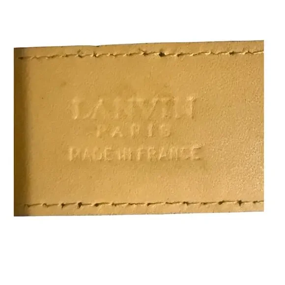 Lanvin Men’s Brown Leather Suede Belt - Size 110/44 - Picture 5 of 5